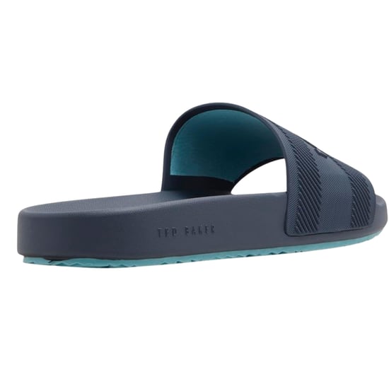 Ted Baker Seenen Rubber Pool Navy Slides - Image 2
