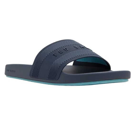 Ted Baker Seenen Rubber Pool Navy Slides - Image 3