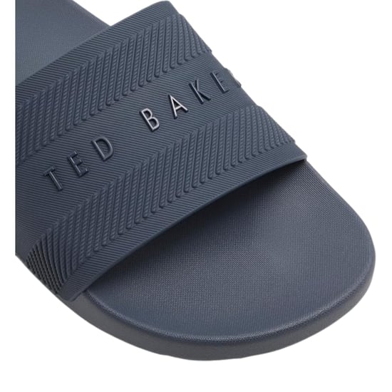 Ted Baker Seenen Rubber Pool Navy Slides - Image 4