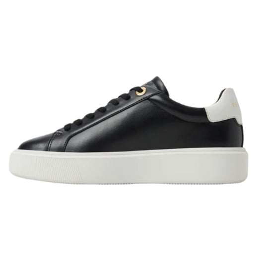 Ted Baker Lorieee Smooth Black Leather Trainers - Image 2