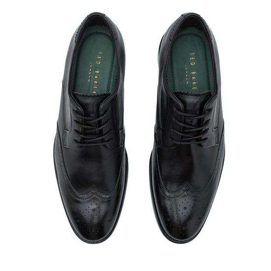 Ted Baker Hackney Wing Toe Brogue Detail Zwarte Schoenen - Image 4