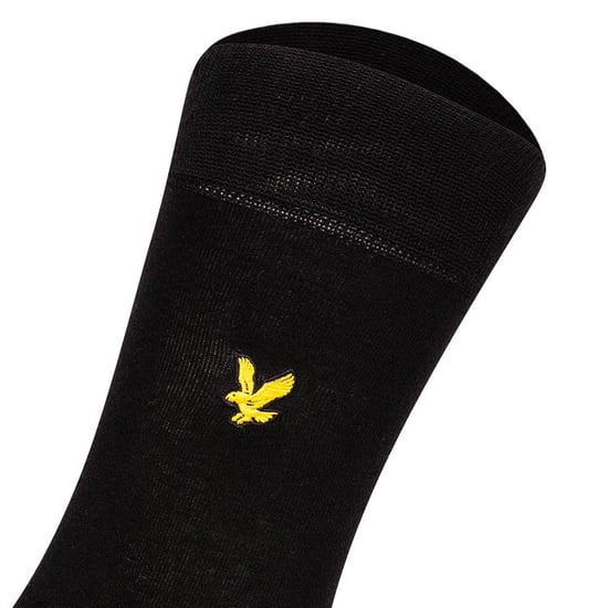 Lyle & Scott Core set van 5 sokken in zwart - Image 3