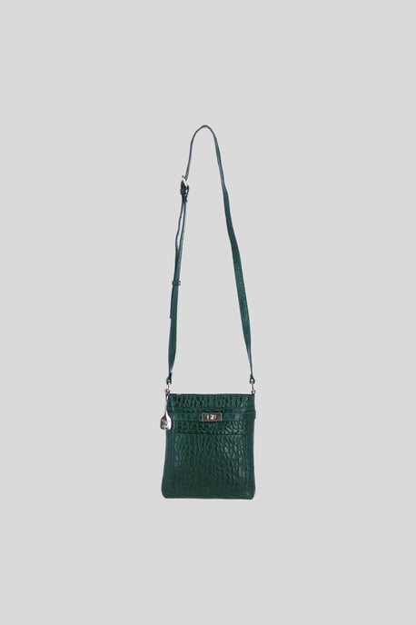 Real Leather Crossbody Bag with Adjustable Strap - Image 2