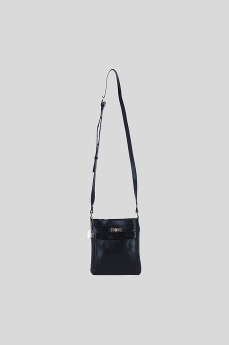 Real Leather Crossbody Bag with Adjustable Strap - Image 2