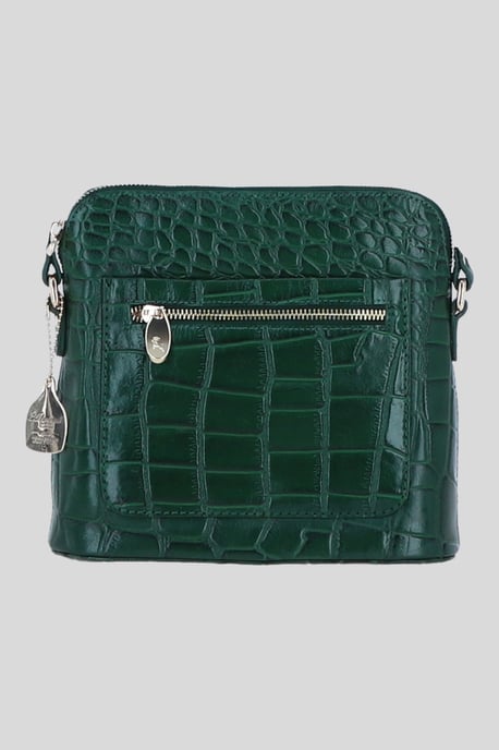 Genuine Leather Crossbody Bag with Adjustable Strap - Image 1
