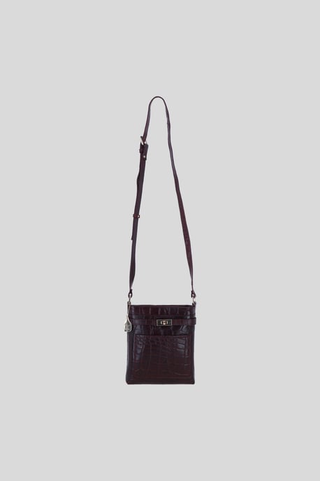 Real Leather Crossbody Bag with Adjustable Strap - Image 2