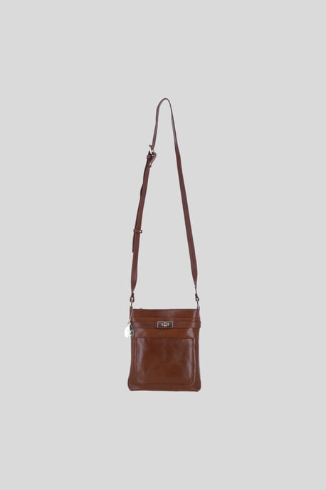 Real Leather Crossbody Bag with Adjustable Strap - Image 2