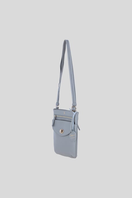 Leather Flat Crossbody Bag with Adjustable Leather Strap - Image 3