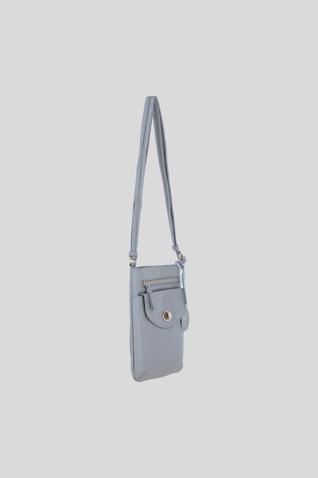 Leather Flat Crossbody Bag with Adjustable Leather Strap - Image 5