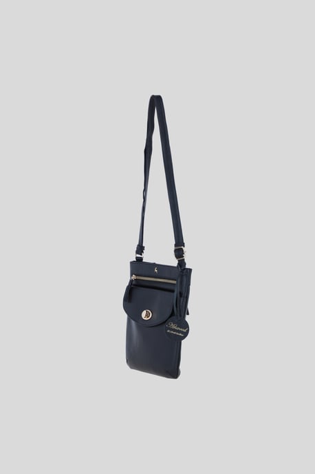 Leather Flat Crossbody Bag with Adjustable Leather Strap - Image 3