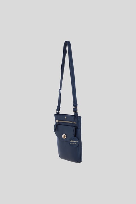 Leather Flat Crossbody Bag with Adjustable Leather Strap - Image 3