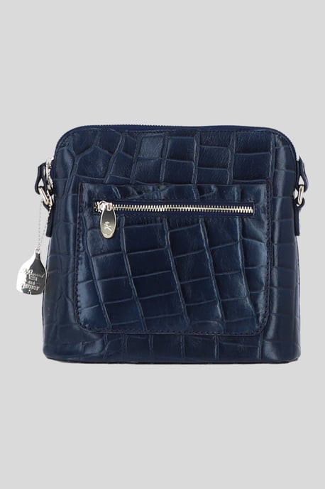 Genuine Leather Crossbody Bag with Adjustable Strap - Image 1
