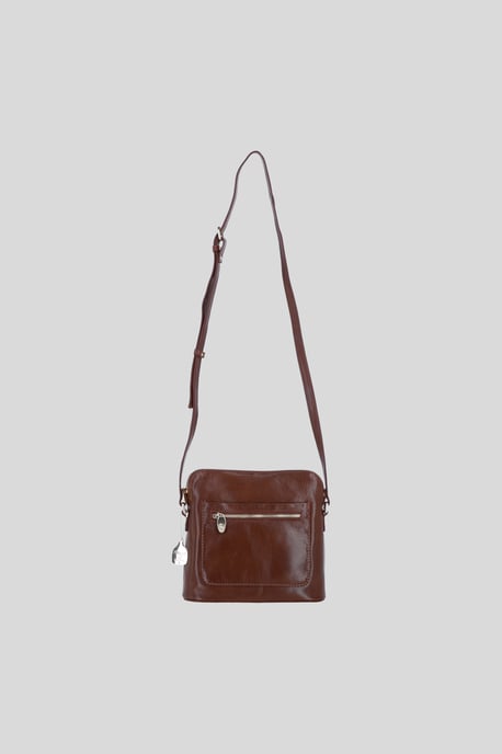Genuine Leather Crossbody Bag with Adjustable Strap - Image 2