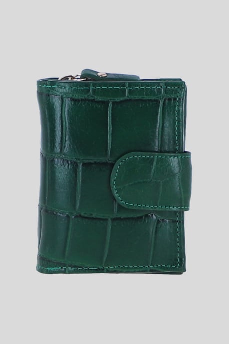 Real Leather RFID Protected Trifold Purse - Image 1