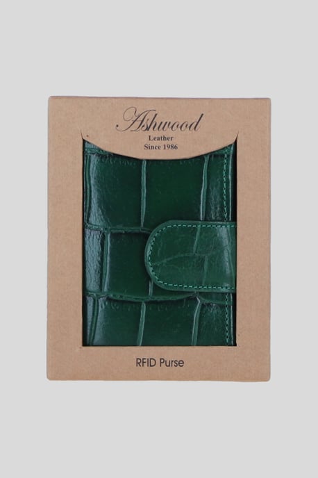 Real Leather RFID Protected Trifold Purse - Image 2