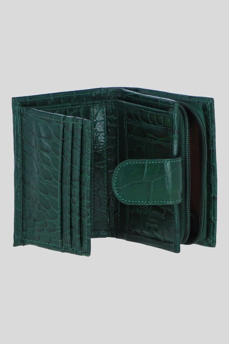 Real Leather RFID Protected Trifold Purse - Image 3