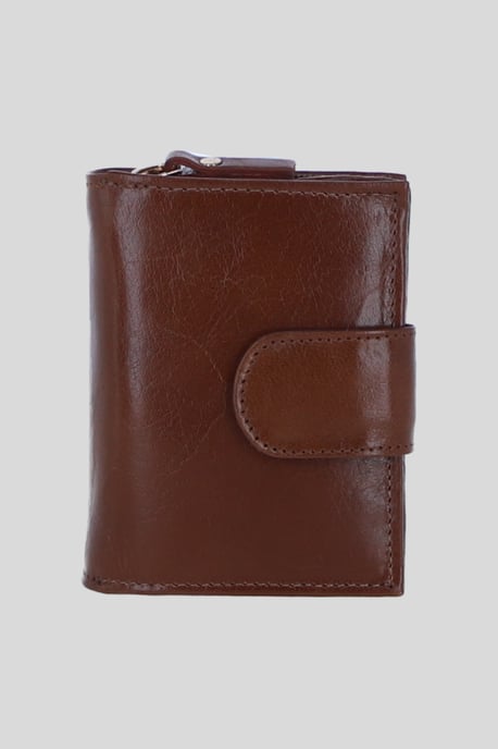 Real Leather RFID Protected Trifold Purse - Image 1