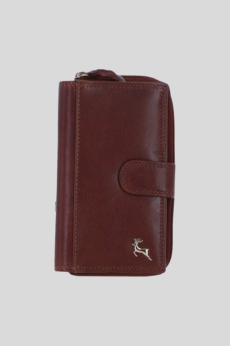 'Ashley' Real Leather Purse with Card Holders and Zip Compartment - Image 1