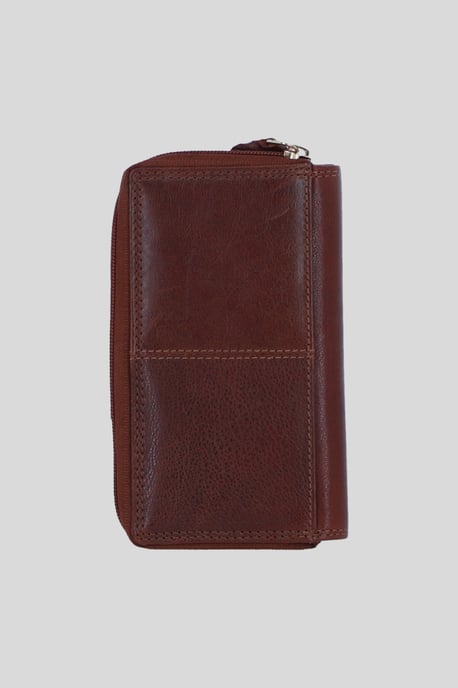'Ashley' Real Leather Purse with Card Holders and Zip Compartment - Image 3