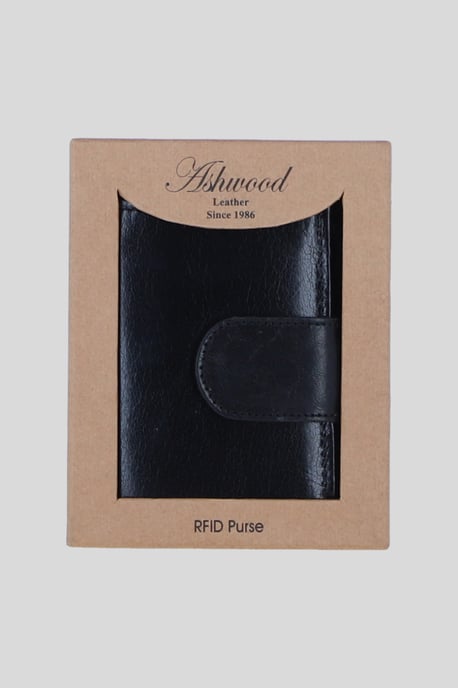 Real Leather RFID Protected Trifold Purse - Image 2
