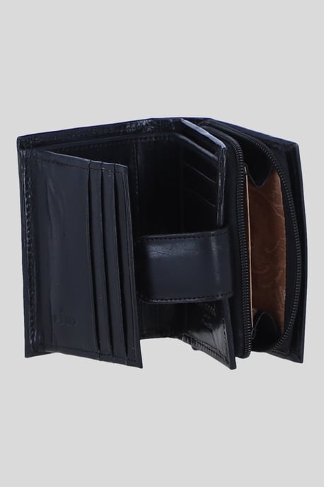 Real Leather RFID Protected Trifold Purse - Image 3