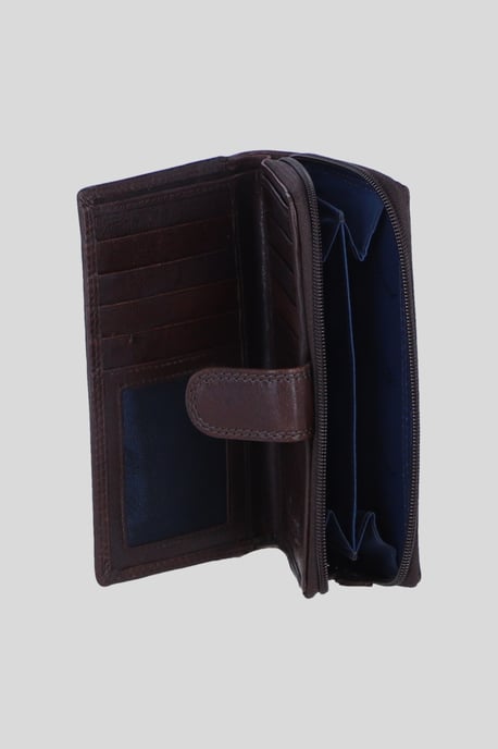 'Ashley' Real Leather Purse with Card Holders and Zip Compartment - Image 2