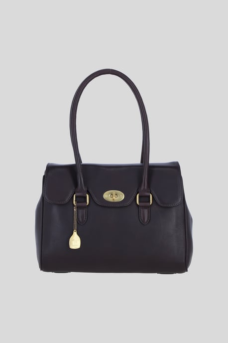 Exquisite Genuine Leather Large Shoulder Bag for Women - Image 1