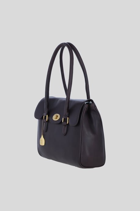 Exquisite Genuine Leather Large Shoulder Bag for Women - Image 2
