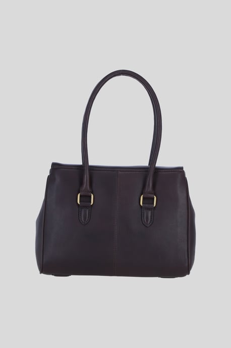 Exquisite Genuine Leather Large Shoulder Bag for Women - Image 3