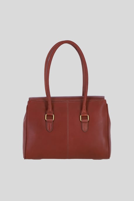 Exquisite Genuine Leather Large Shoulder Bag for Women - Image 3