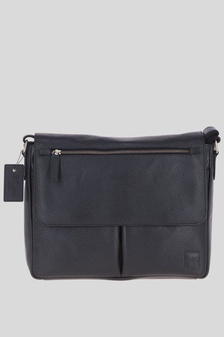 'Blake' Real Leather Messenger Bag - Image 1