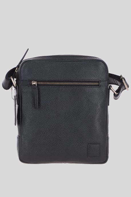 'Logan' Real Leather Messenger Bag - Image 1