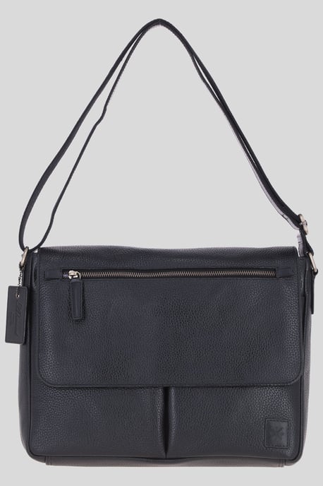'Blake' Real Leather Messenger Bag - Image 2
