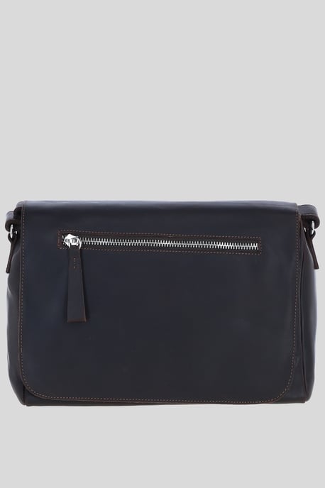 Real Leather Laptop Messenger Bag - Image 1