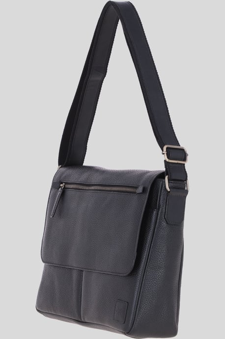 'Blake' Real Leather Messenger Bag - Image 3