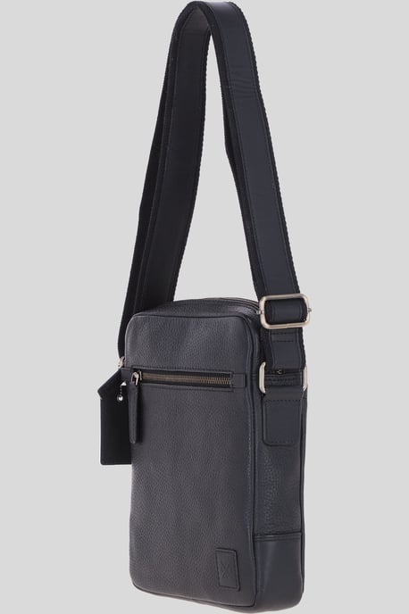 'Logan' Real Leather Messenger Bag - Image 3