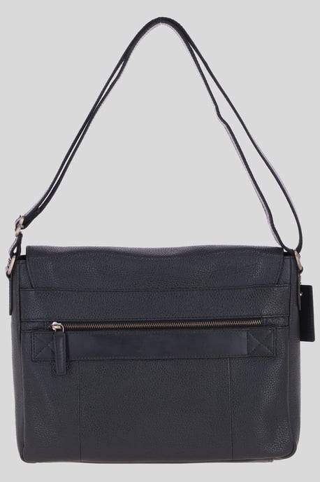 'Blake' Real Leather Messenger Bag - Image 4