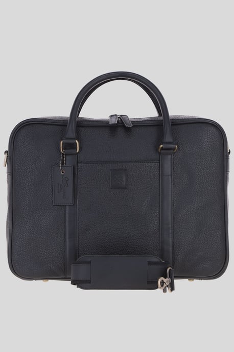 'Joe' Real Leather Laptop Messenger Bag - Image 1
