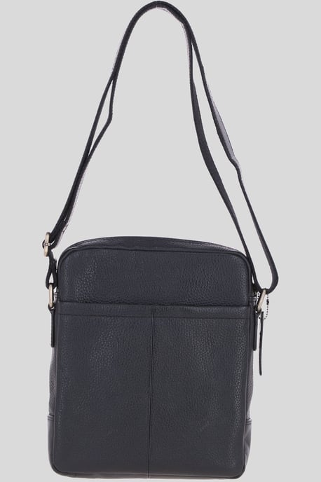 'Logan' Real Leather Messenger Bag - Image 4