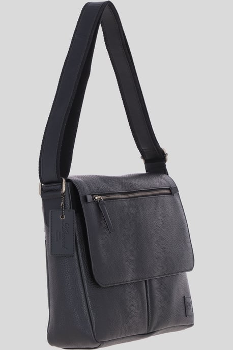 'Blake' Real Leather Messenger Bag - Image 5