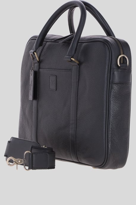 'Joe' Real Leather Laptop Messenger Bag - Image 2