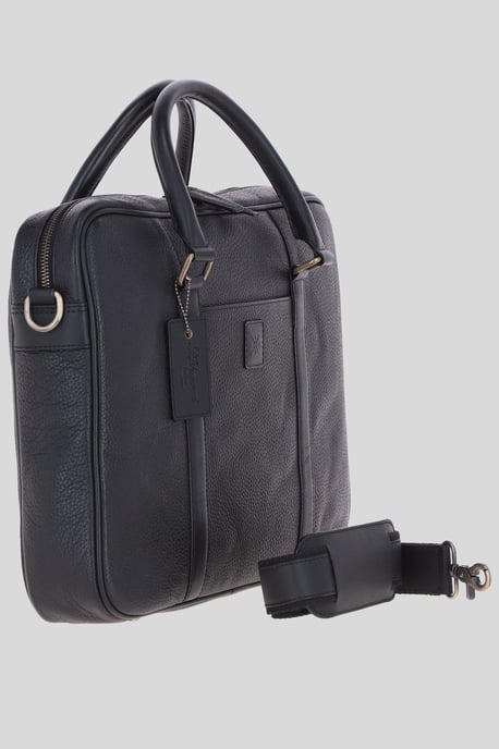 'Joe' Real Leather Laptop Messenger Bag - Image 4