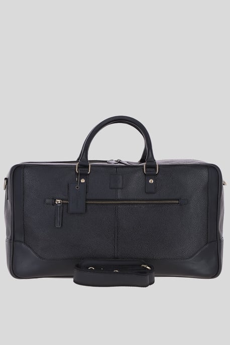 'Calvin' Real Leather Holdall Weekend Bag - Image 1