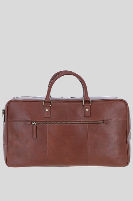 'Calvin' Real Leather Holdall Weekend Bag - Image 3