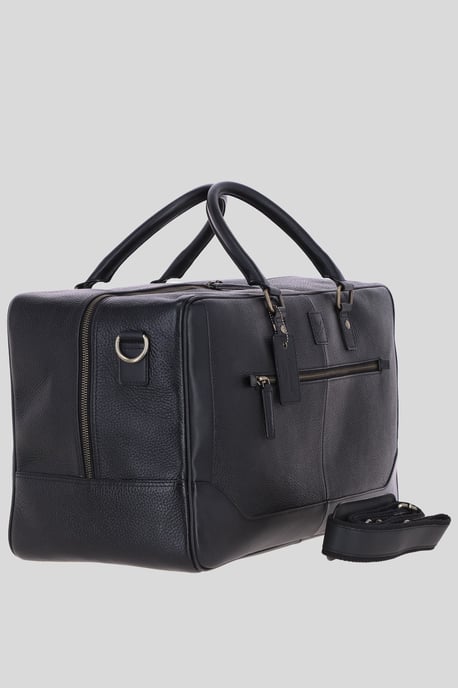 'Calvin' Real Leather Holdall Weekend Bag - Image 4
