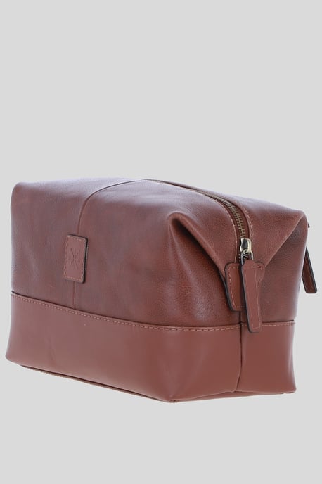 'Milo' Real Leather Washbag - Image 2