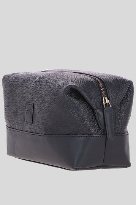 'Milo' Real Leather Washbag - Image 2