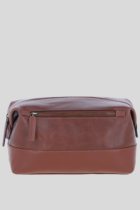 'Milo' Real Leather Washbag - Image 3