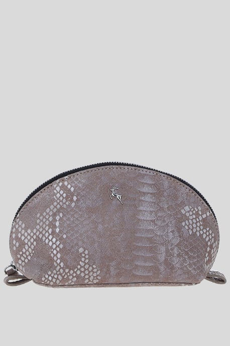 'Philippa' Real Leather Makeup Bag - Image 1
