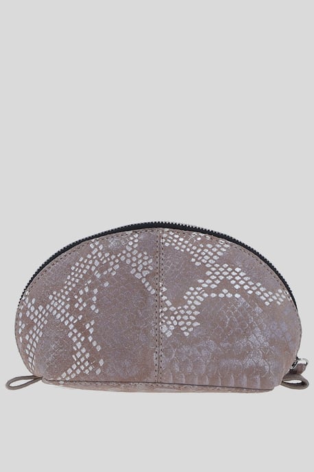 'Philippa' Real Leather Makeup Bag - Image 3